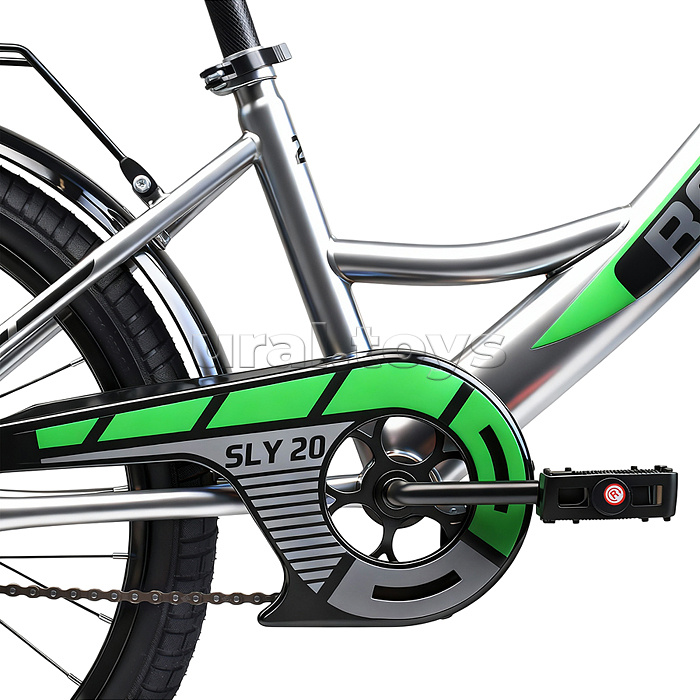 Велосипед 20" Rocket Sly, цвет серый