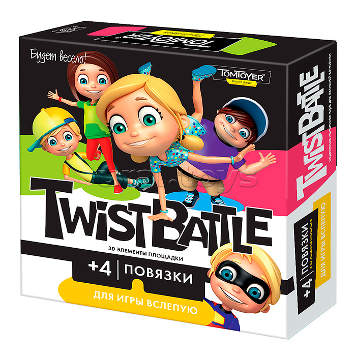 Игра для детей и взрослых "TwistBattle" (TomToyer), (поле 1,2 х1,48 м)