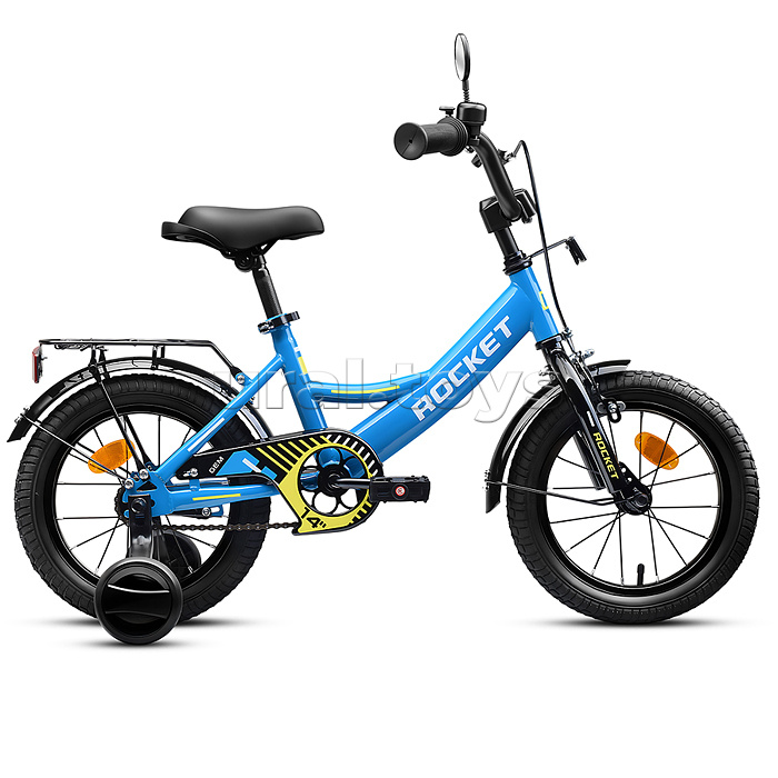 Велосипед 14" Rocket Gem, цвет голубой
