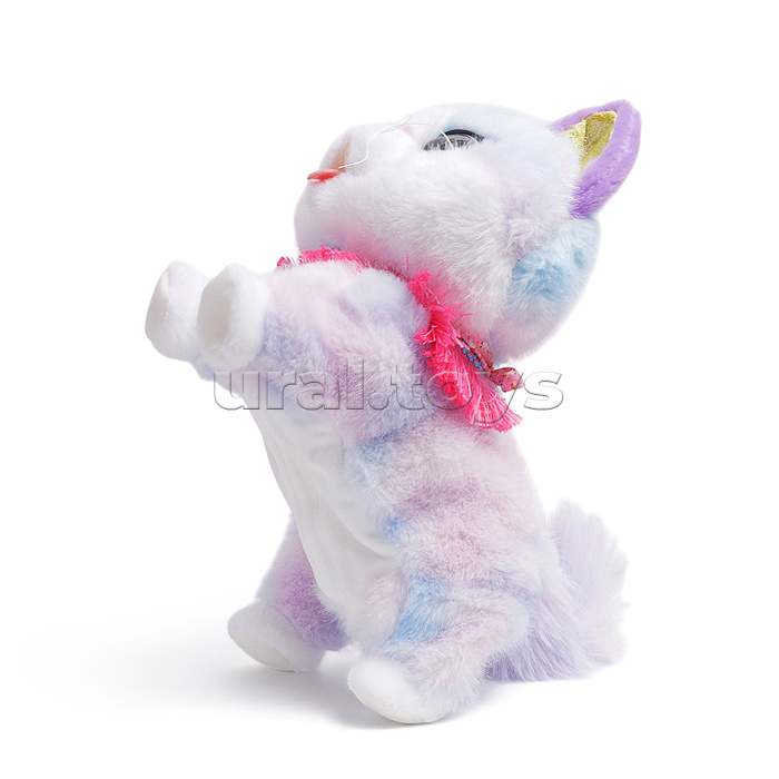 Мягкая игрушка "Кошка "Бусинка" интерактивная, в коробке
