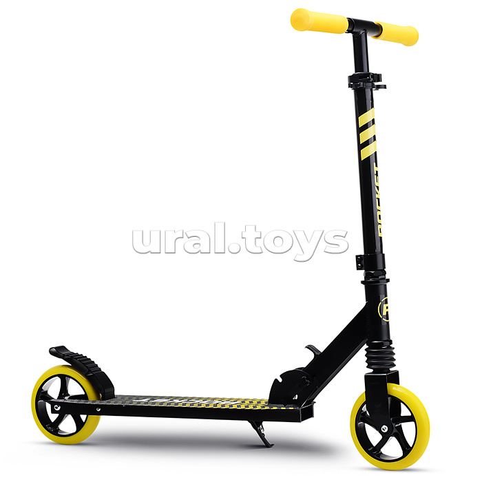 Самокат детский ROCKET, алюминиевый, колеса PU, 145 мм, жёлтый