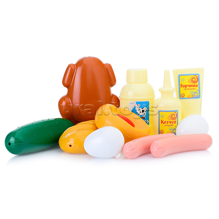 Игровой набор "Продуктовая корзинка" (12 предметов)