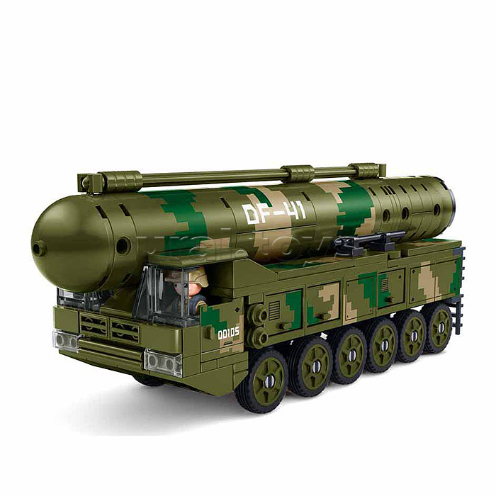 Конструктор "Межконтинентальная ракета" (186 дет.) в коробке