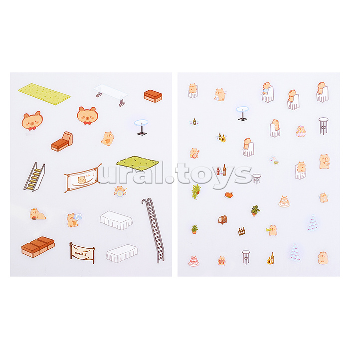 Набор наклеек "Яхта капибары" Набор наклеек "Яхта капибары"