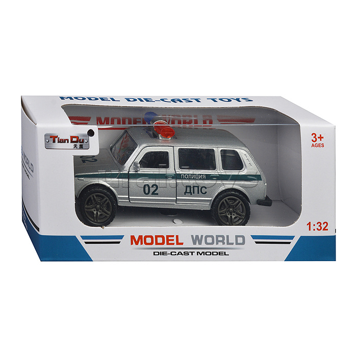 Машина "Важные службы" метал., в коробке