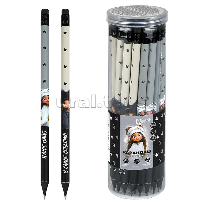 Карандаш чернографитный "Девчонки на стиле" НВ