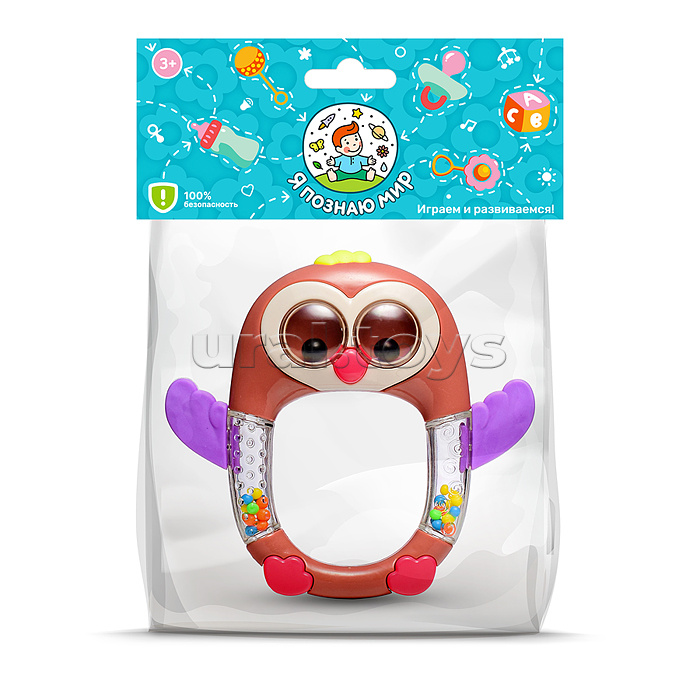 Погремушка "Совушка" в пакете Погремушка "Совушка" в пакете