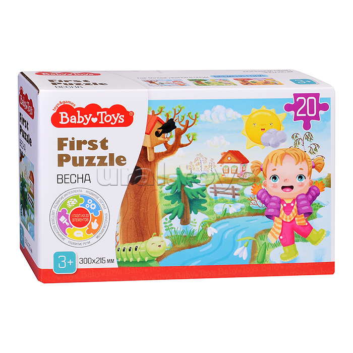 Пазл 20 "Времена года. Весна" First Puzzle