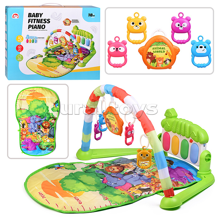 Коврик развивающий "Маленький исследователь" в коробке