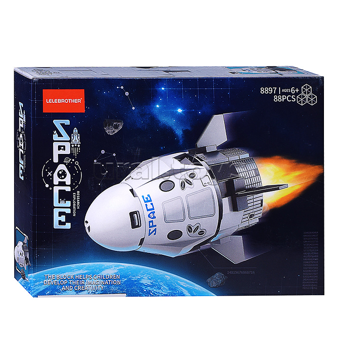 Конструктор "Ракета" (88 дет.) в коробке