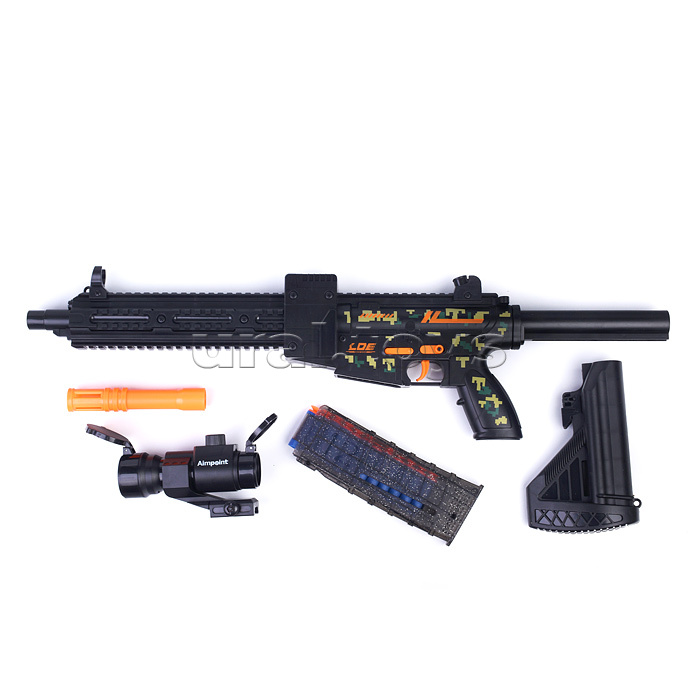 Автомат "Профи" с мягкими полимерными пулями, в коробке