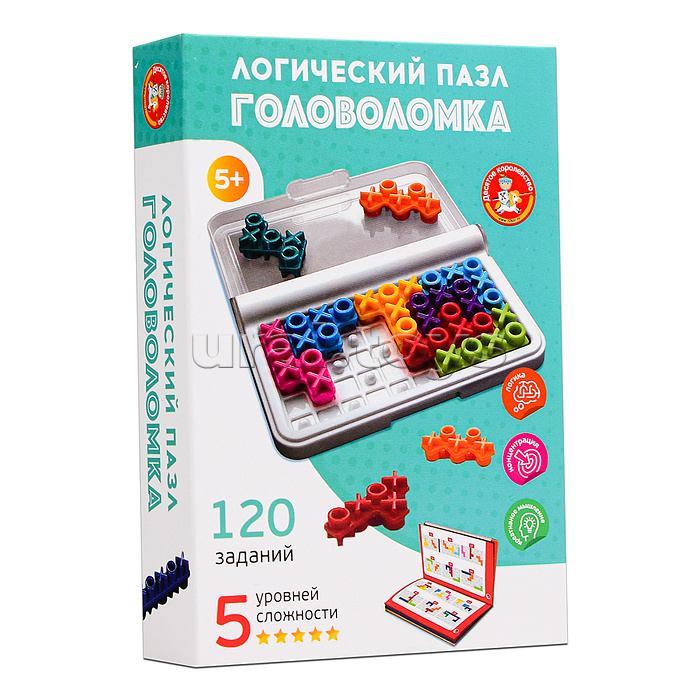 Игра головоломка "Логический пазл" Крестики-нолики Учись играя Игра головоломка "Логический пазл" Крестики-нолики Учись играя