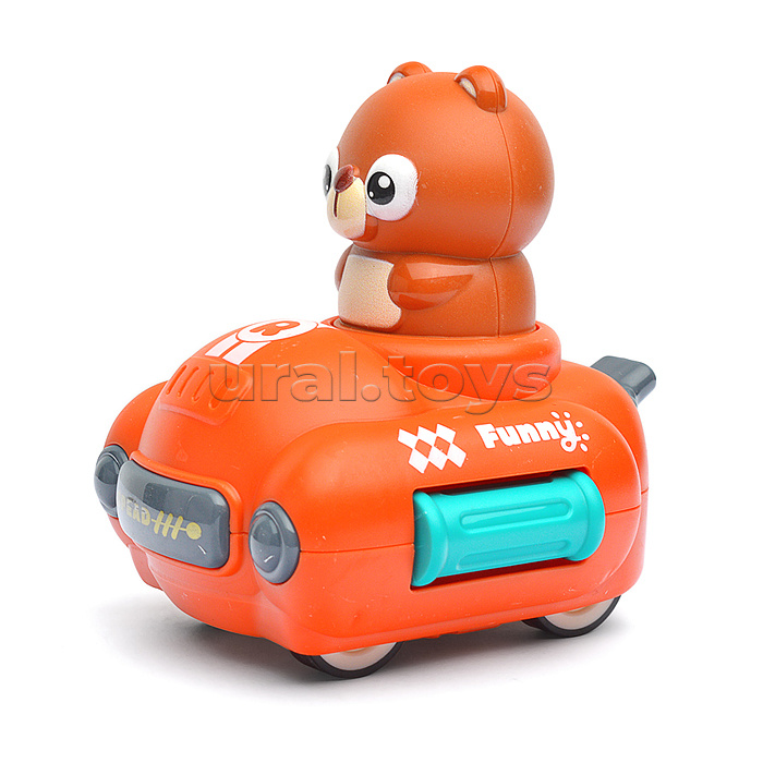 Машина "Веселый зоопарк-2" в коробке