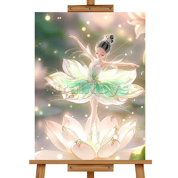 Мозаика алмазная "Чудесная фея" 20*30см.