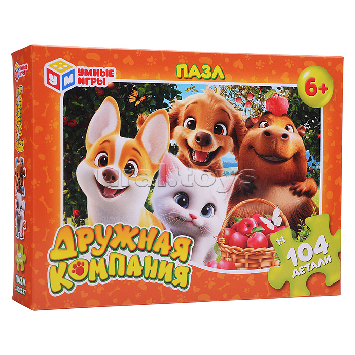 Пазлы 104 "Дружная компания"