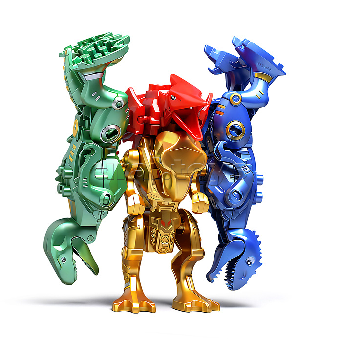 Робот "Дино патруль" в коробке