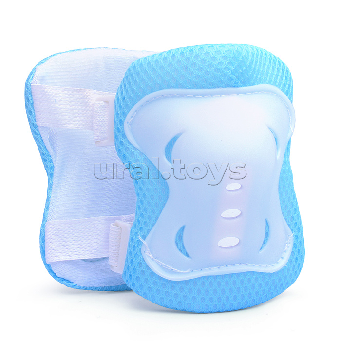 Набор защиты для катания (цвет бело/синий)