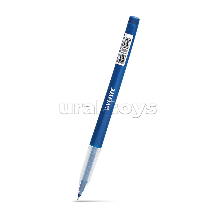 Ручка гелевая "Sottile" d=0,38 мм, синий корпус с полупрозрачной матовой грип-зоной, сменный стержень, индивидуальная маркировка