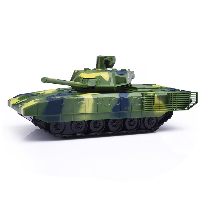 Танк р/у "Т-14" армата 23 см, свет, камуф, кор.