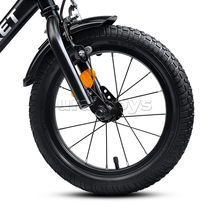 Велосипед 12" Rocket First, цвет черный