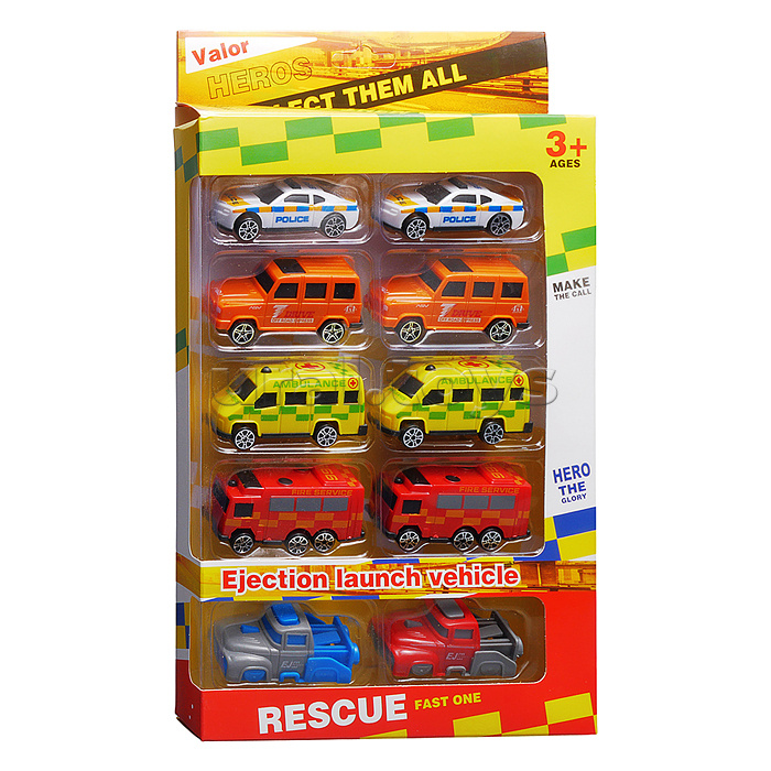 Набор машин "Катапультирующая служебная машина" в коробке