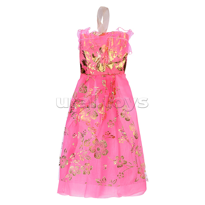 Одежда для куклы "Платье" 11,5 см, в пакете