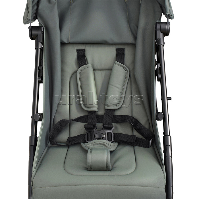 Детская прогулочная коляска-трость Prammy, зеленый