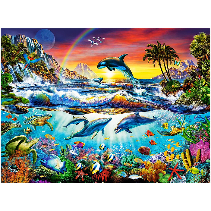 Пазлы 3000 "Райская бухта"