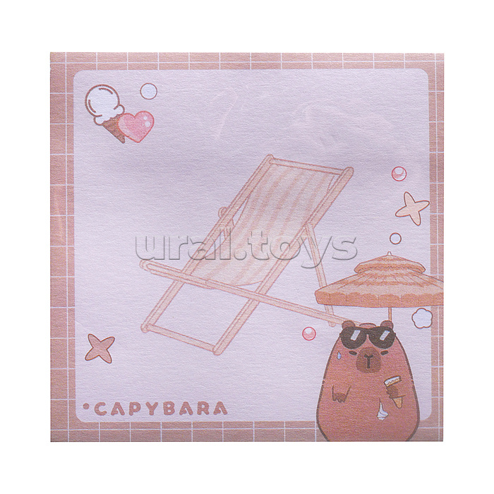 Стикеры "Капибара" набор 50 л. 80х80 мм