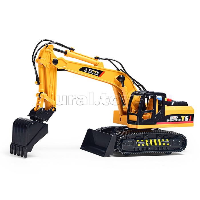 Экскаватор "Гусеничный" (свет, звук) в коробке