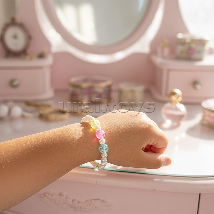 Набор украшений "Нежная роза" в пакете