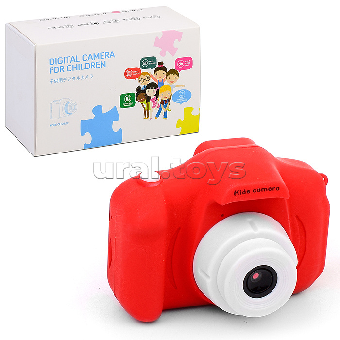 Игрушечный фотоаппарат в коробке