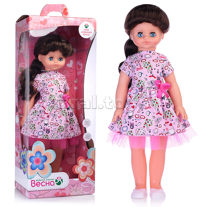 Кукла Алиса клубничный мусс со звуком