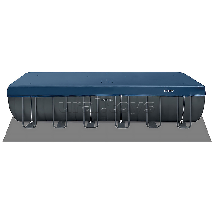 Бассейн каркаcный Ultra XTR Frame 732 х 366 х 132 см, комбинированный фильтр-насос, лестница, тент, подстилка, волейбольная сетка, набор для чистки, 26368NP INTEX