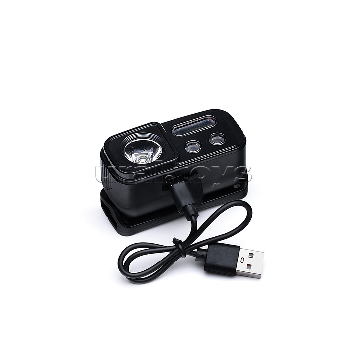 Фонарь налобный аккумуляторный, 400 мАч