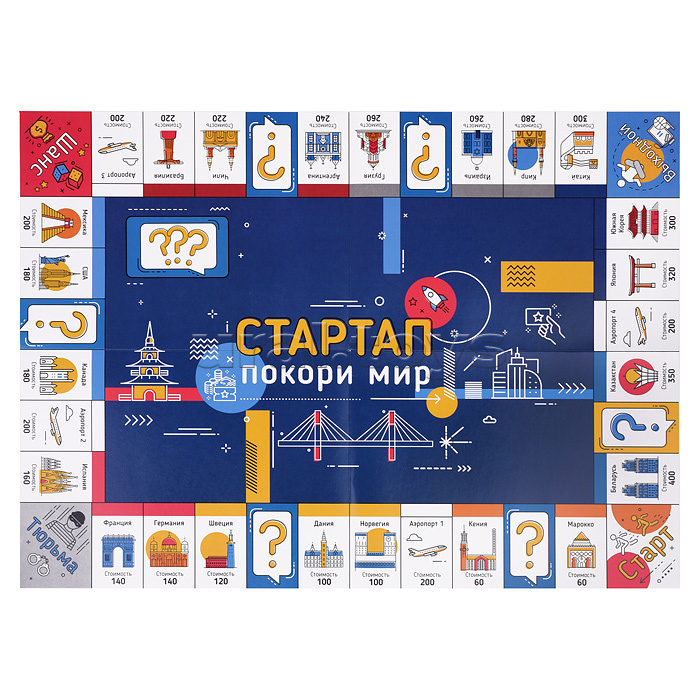 Игра экономическая "Стартап" Покори мир