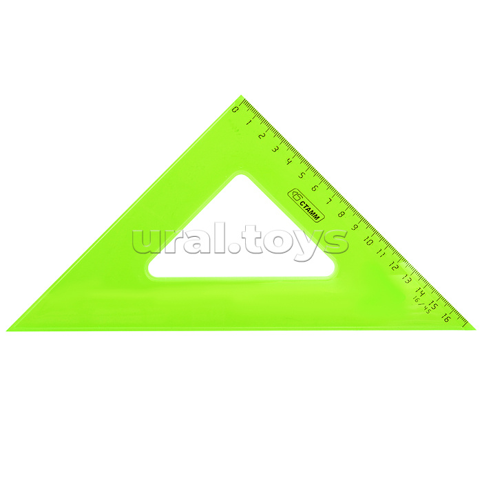 Треугольник 16см 45* NEON Cristal ассорти