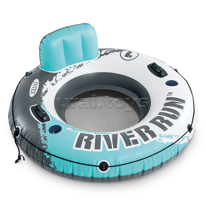 Круг-кресло для плавания RIVER RUN, с ручками, d=135 см, 56825EU INTEX Круг-кресло для плавания RIVER RUN, с ручками, d=135 см, 56825EU INTEX