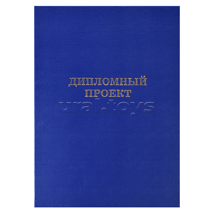 Папка "Дипломный проект" A4 (220x305 мм) бумвинил, шнуровка, без листов, синяя Папка "Дипломный проект" A4 (220x305 мм) бумвинил, шнуровка, без листов, синяя