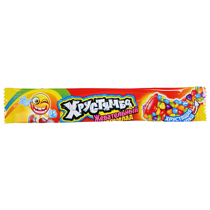 Жевательный мармелад в хрустящей обсыпке "Хрустямба" 10г*30шт