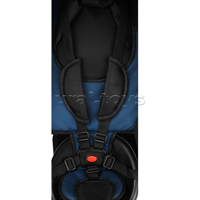 Велосипед трехколесный Rocket 136-BL, колеса EVA 10"/8", цвет синий