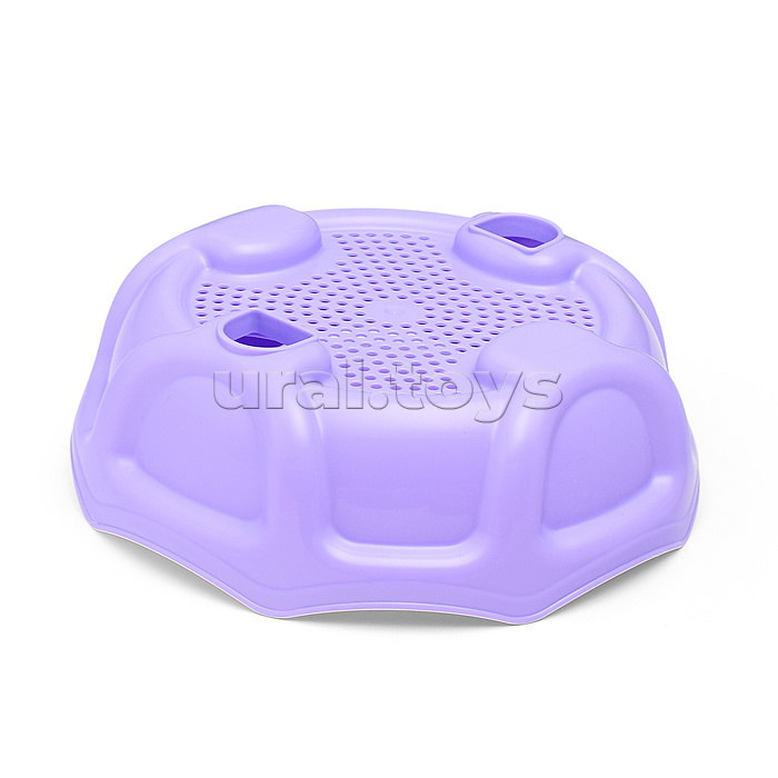 Набор Disney «София Прекрасная» №2: ведро большое с наклейкой, ситечко большое №3, лопата №6, грабли №6, формочки (мороженое + пирожок + крендель + рогалик)