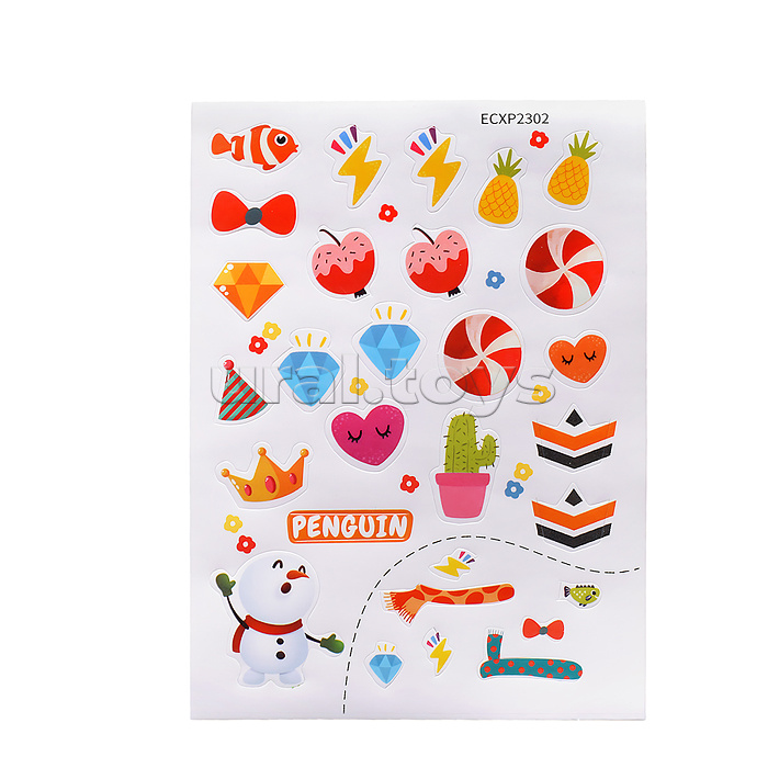 Конструктор "Пингвин" с отверткой, в коробке