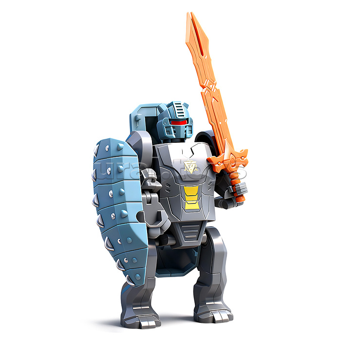 Робот "Свирепый динозавр" трансформирующийся, в коробке