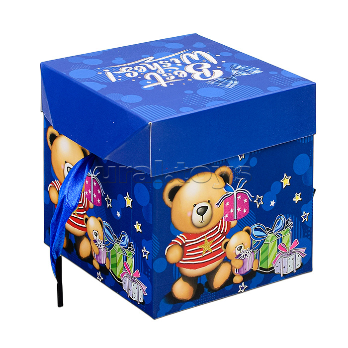 Коробка подарочная "Сюрприз" 10х10х10 см