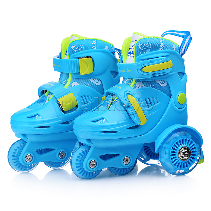 Ролики детские размер S, голубые