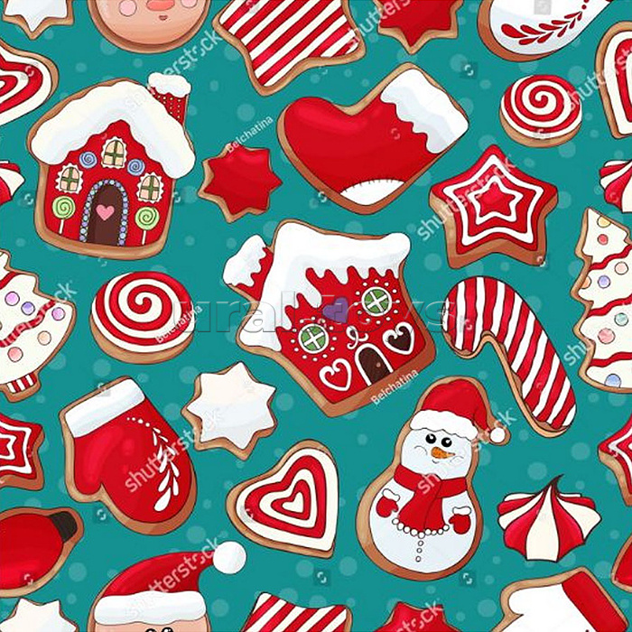 Упаковочная бумага "Новогоднее чудо" в ассортименте (70х100см, 1л, 5 дизайнов в шоубоксе)