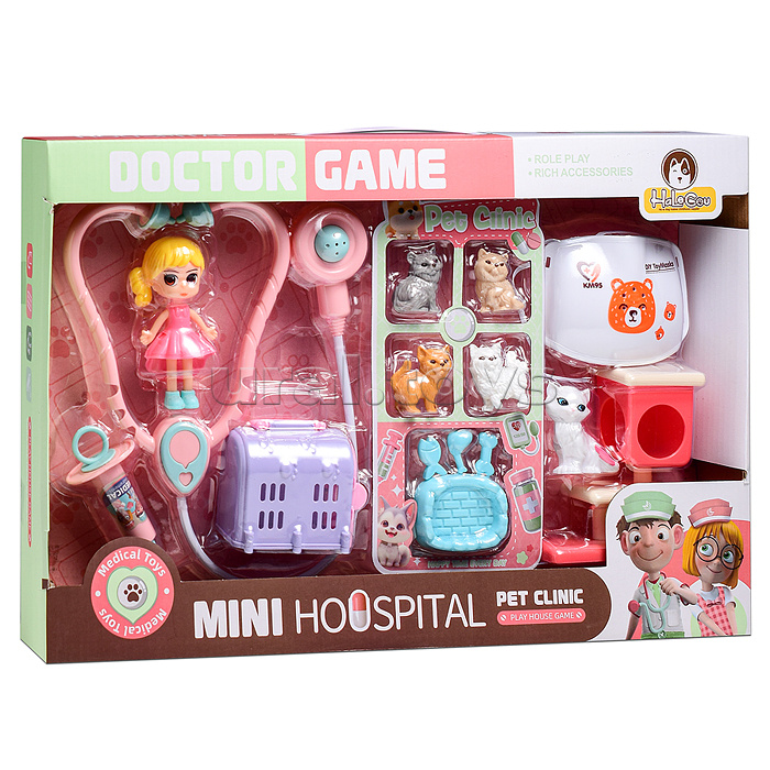 Набор доктор "Ветеринар" в коробке