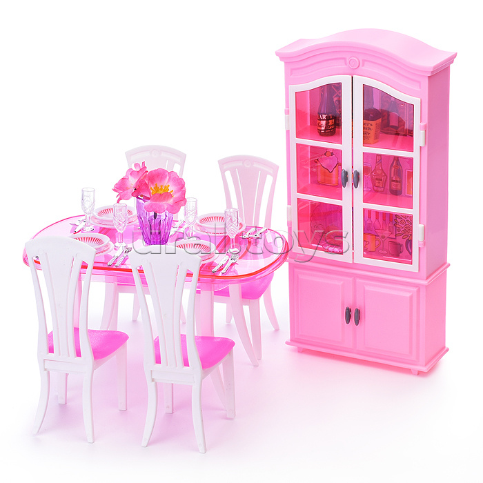 Набор мебели для кукол "Столовая" в коробке