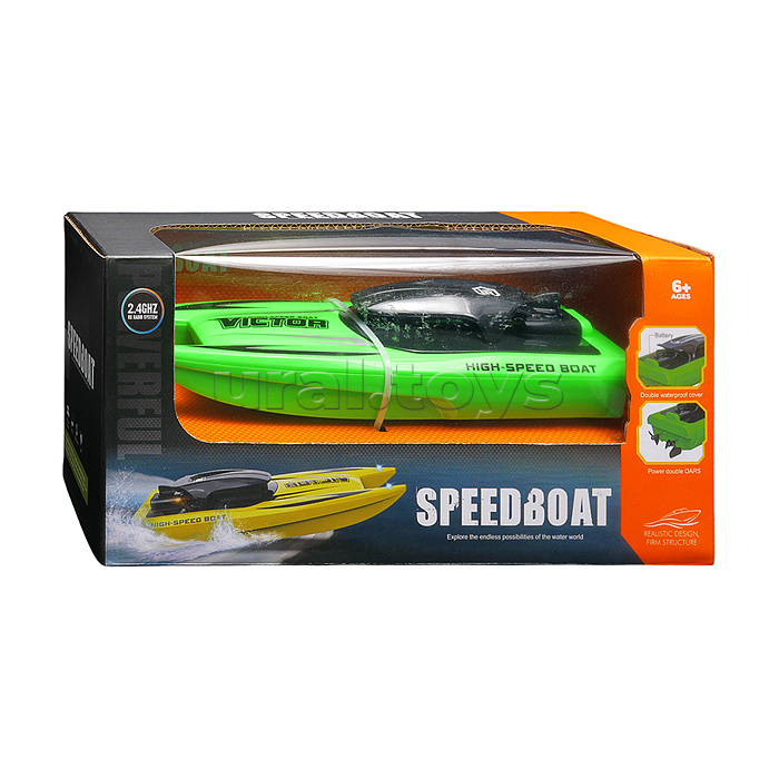 Лодка "Поток" р/у, 27MHz, в коробке